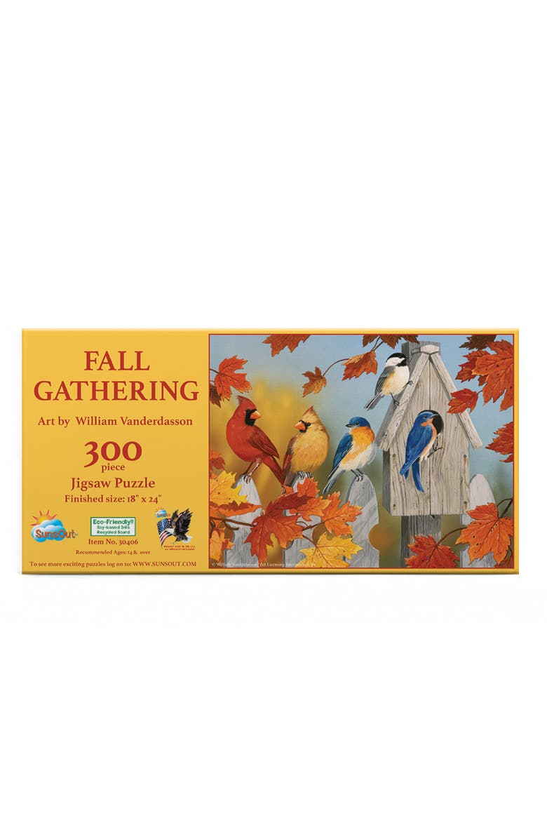 Sunsout Fall Gathering 300 piece Jigsaw Puzzle for Adults, Alternate, color, Multicolor