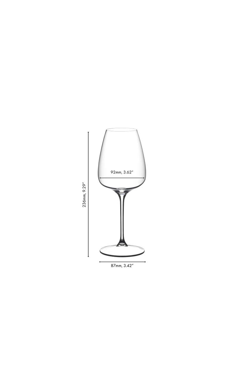 Riedel Grape@ White Wine / Champagne Glass/ Spritz Drinks, Set of 2, 19.4 ounce, Alternate, color, Clear