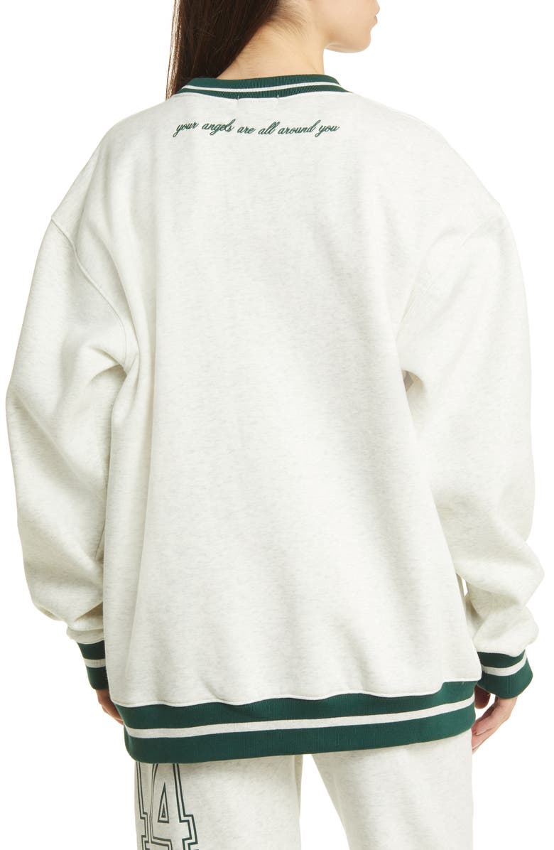 THE MAYFAIR GROUP 444 Fleece Crewneck Sweatshirt, Alternate, color,
