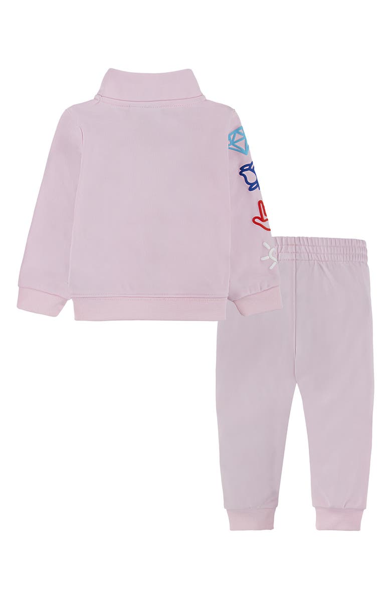 Nike XO Swoosh Tricot Jacket & Joggers Set, Alternate, color, Pink Foam