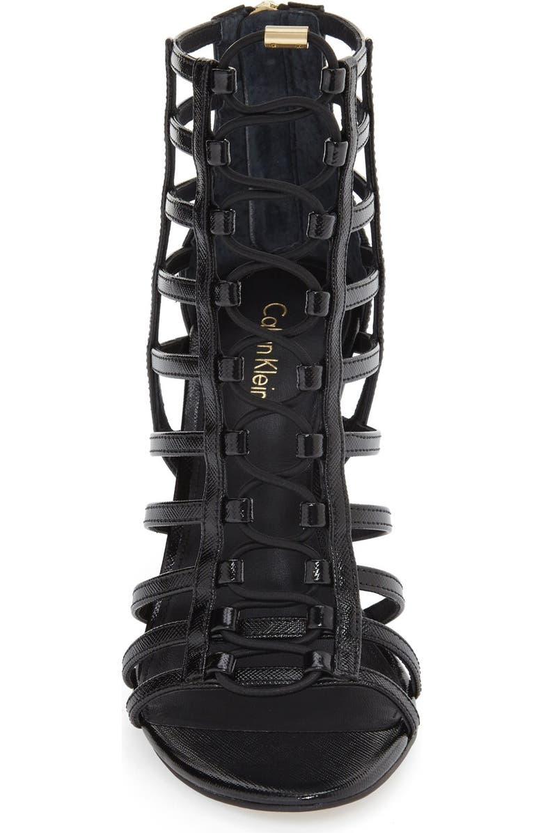 Calvin Klein 'Nira' Cage Sandal, Alternate, color,