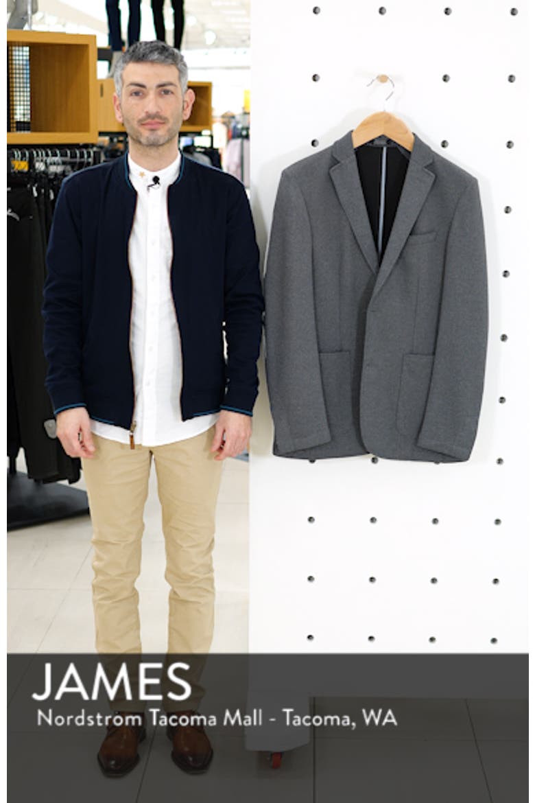 Slim Fit Stretch Knit Sport Coat video