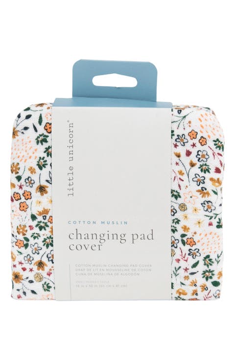 Cotton Muslin Changing Pad Cover