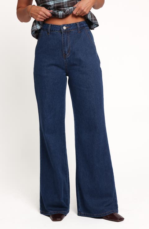 Sellie High Waist Flare Leg Jeans