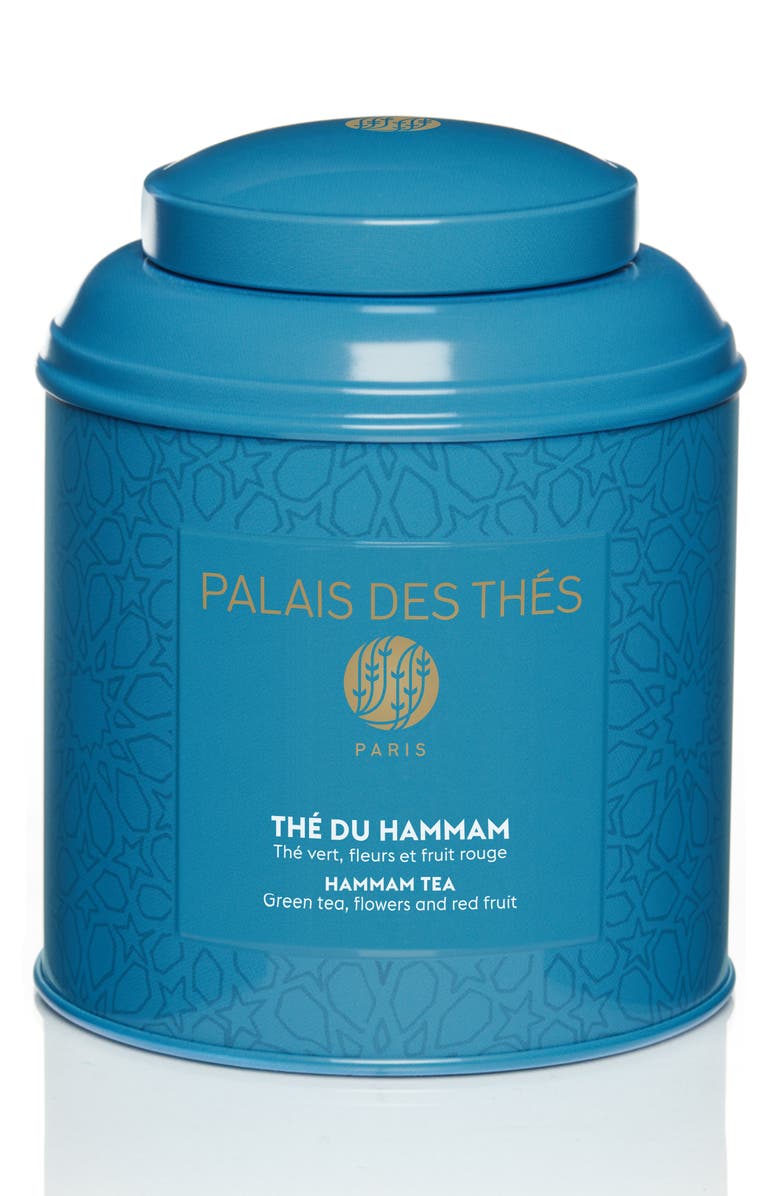 Palais des Thés Hammam Loose Leaf Green Tea, Main, color, Blue