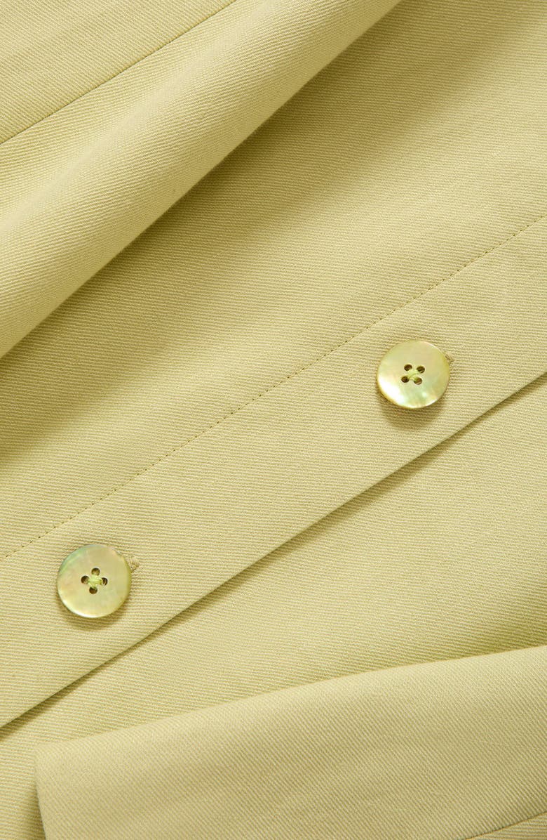 Veronica Beard Steiner Linen Blend Fit & Flare Dress, Alternate, color, Pistachio