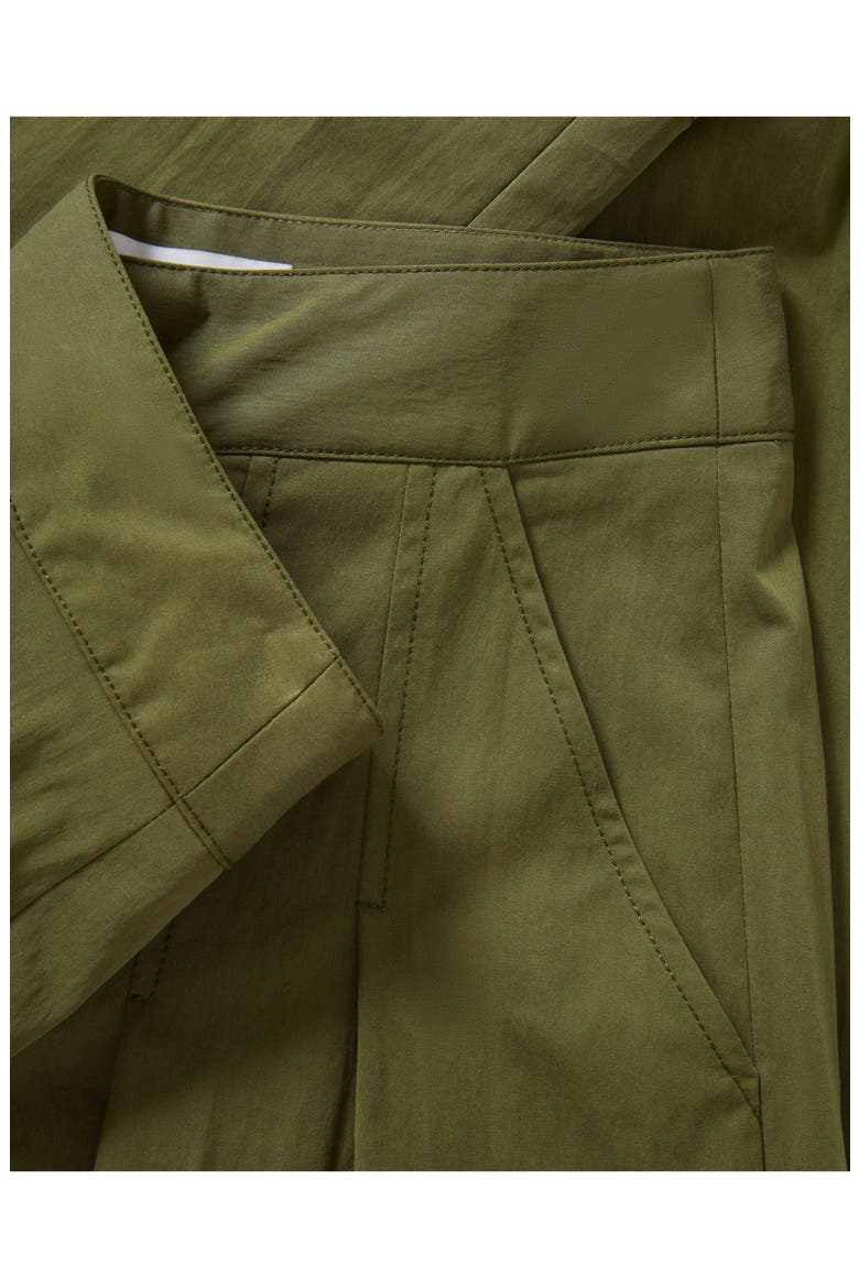 Heron Pleated Wide Leg Pants, Alternate, color, ARMY