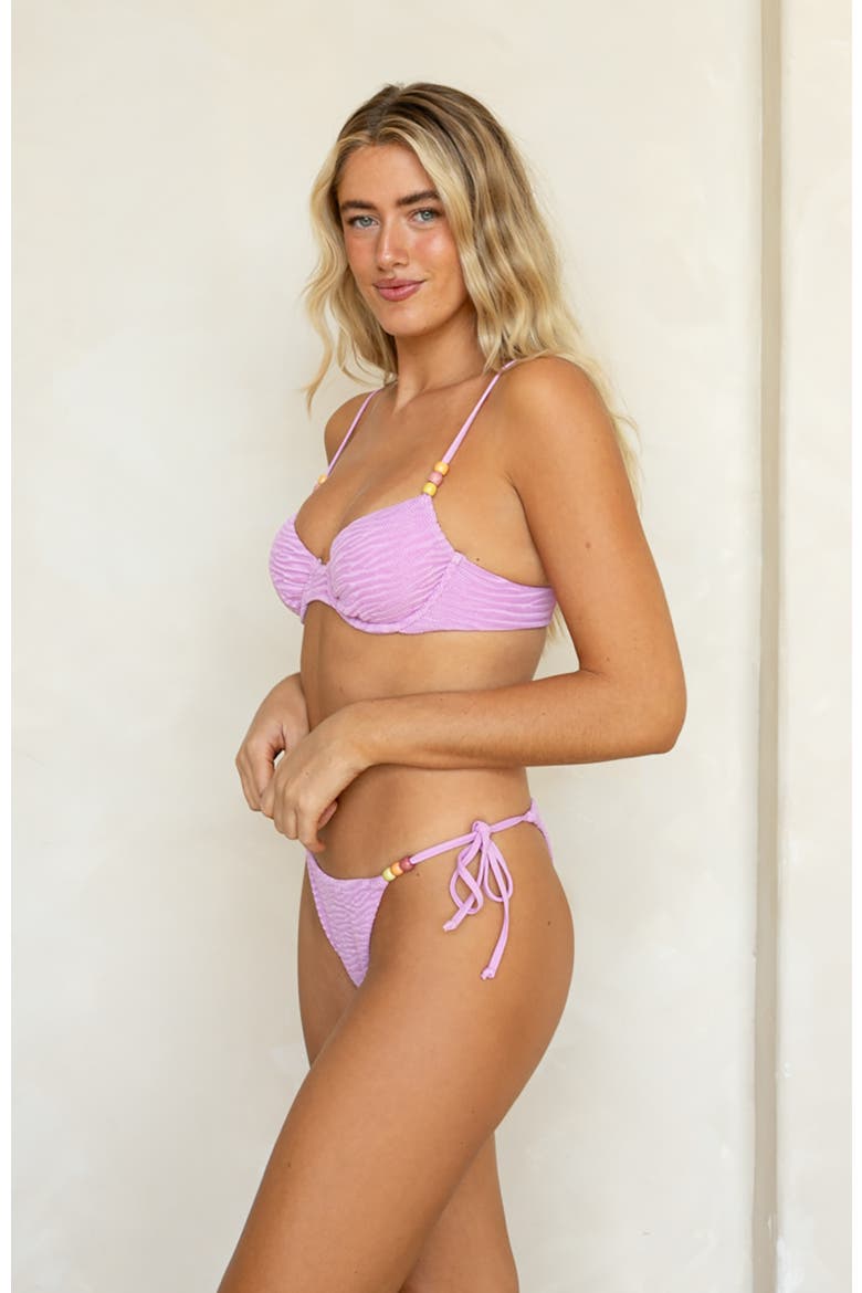 Bora Cheeky Bikini Bottom, Alternate, color, Bloom