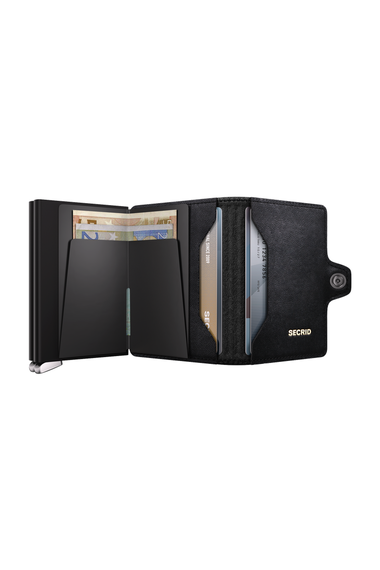 Premium Twinwallet+ Embossed Lines, Alternate, color, Black