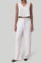 selected Linen Check White