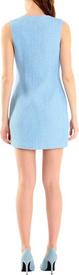 Sleeveless Tweed Minidress