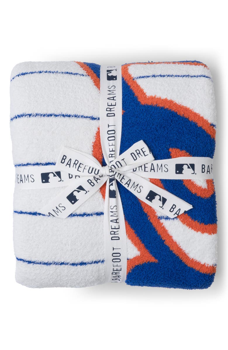 Barefoot Dreams<sup>®</sup> CozyChic<sup>®</sup> New York Mets Throw Blanket, Main, color, 