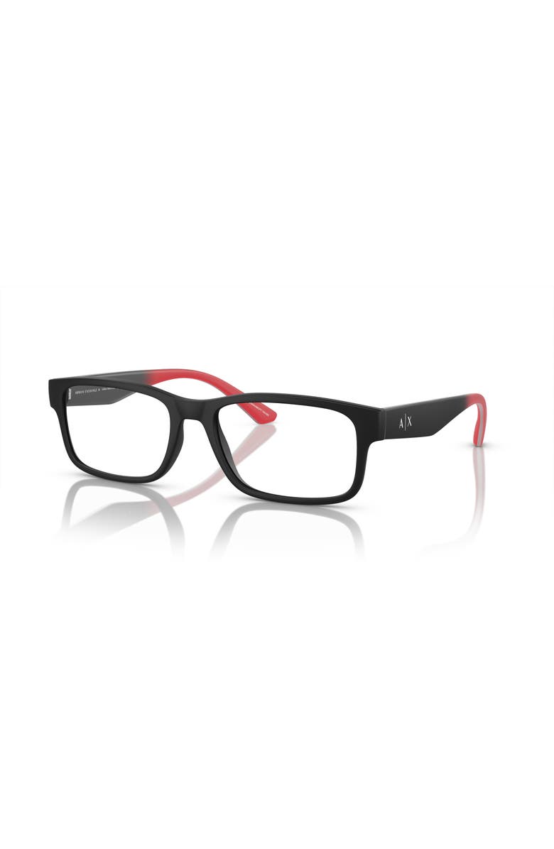 Armani Exchange 56mm Rectangle optical glasses, Main, color, 