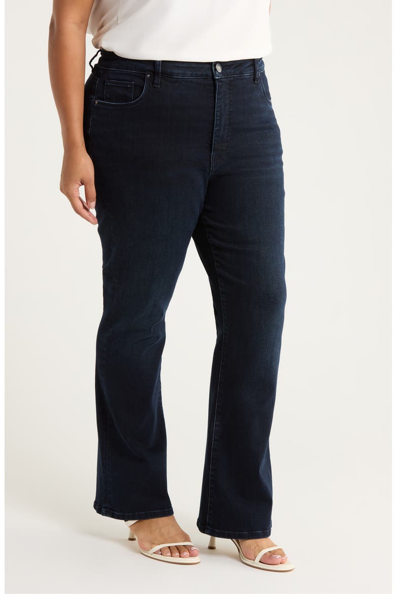 Ana Fab Ab High Waist Flare Jeans, Alternate, color, AMBITIOUS