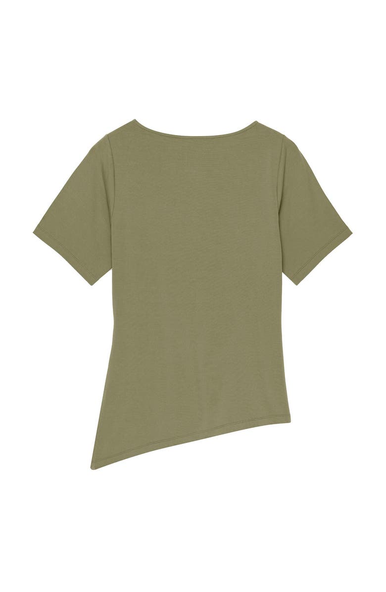 MINT VELVET Gathered Detail Top, Alternate, color, Green