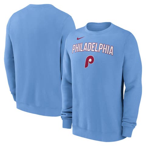 Men's Nike Light Blue Philadelphia Phillies Vintage Club Sweatshirt