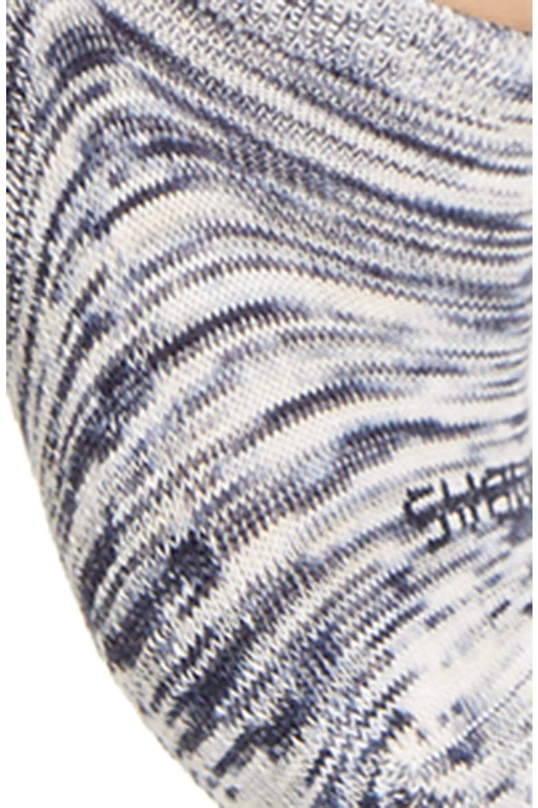 Space Dye No-Show Socks, Alternate, color, SOFT WHITE