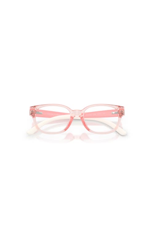 Polo Ralph Lauren 47mm Rectangle Optical Glasses In Pink