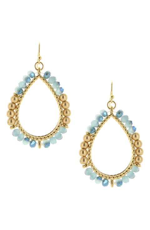 Bri Beaded Teardrop Earrings
