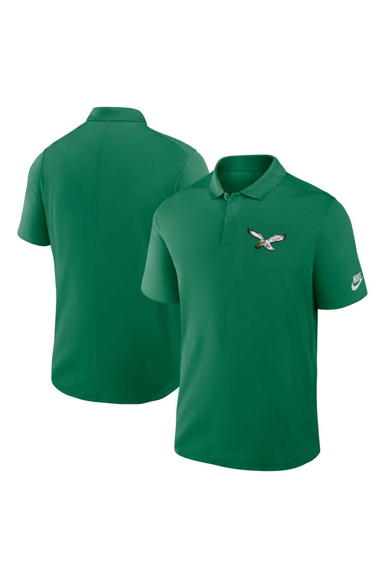 Men's Nike Kelly Green Philadelphia Eagles Rewind Victory Performance Polo, Main, color, Kelly Green