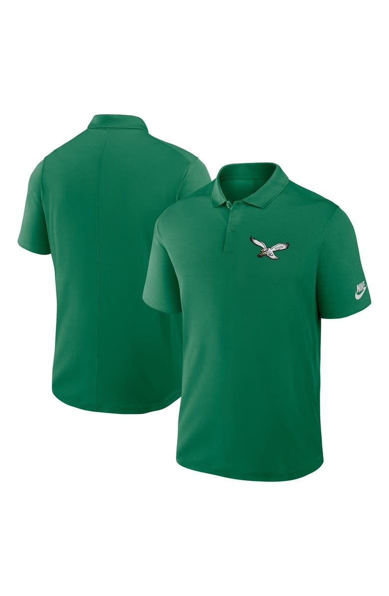 Nike Men's Nike Kelly Green Philadelphia Eagles Rewind Victory Performance Polo, Main, color, Kelly Green