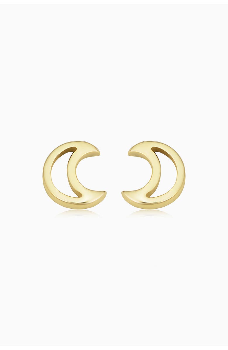 Oradina 14K Yellow Gold Moondance Studs, Main, color, Yellow Gold
