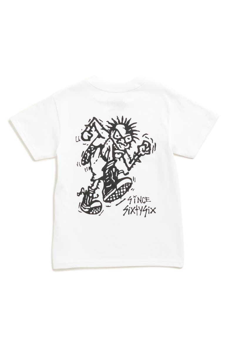 Vans Kids' Stomper Graphic T-Shirt, Alternate, color, White