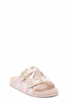 bebe Kids' Double Strap Slide Sandal