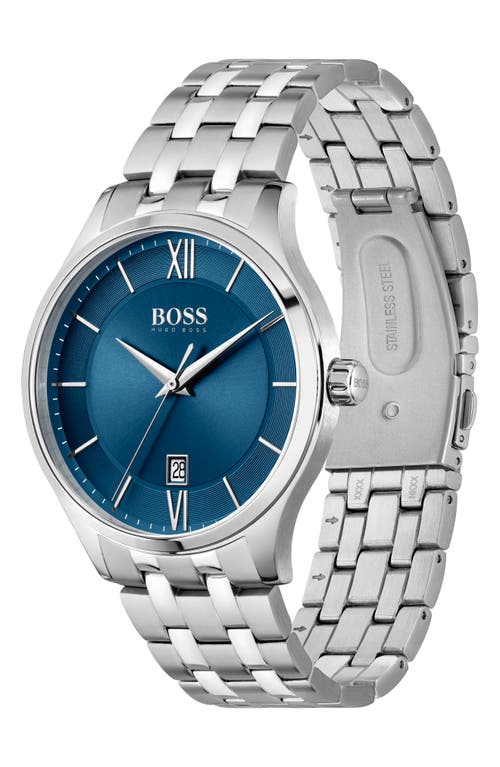 Hugo Boss Boss Elite Bracelet Watch, 41mm In Blue