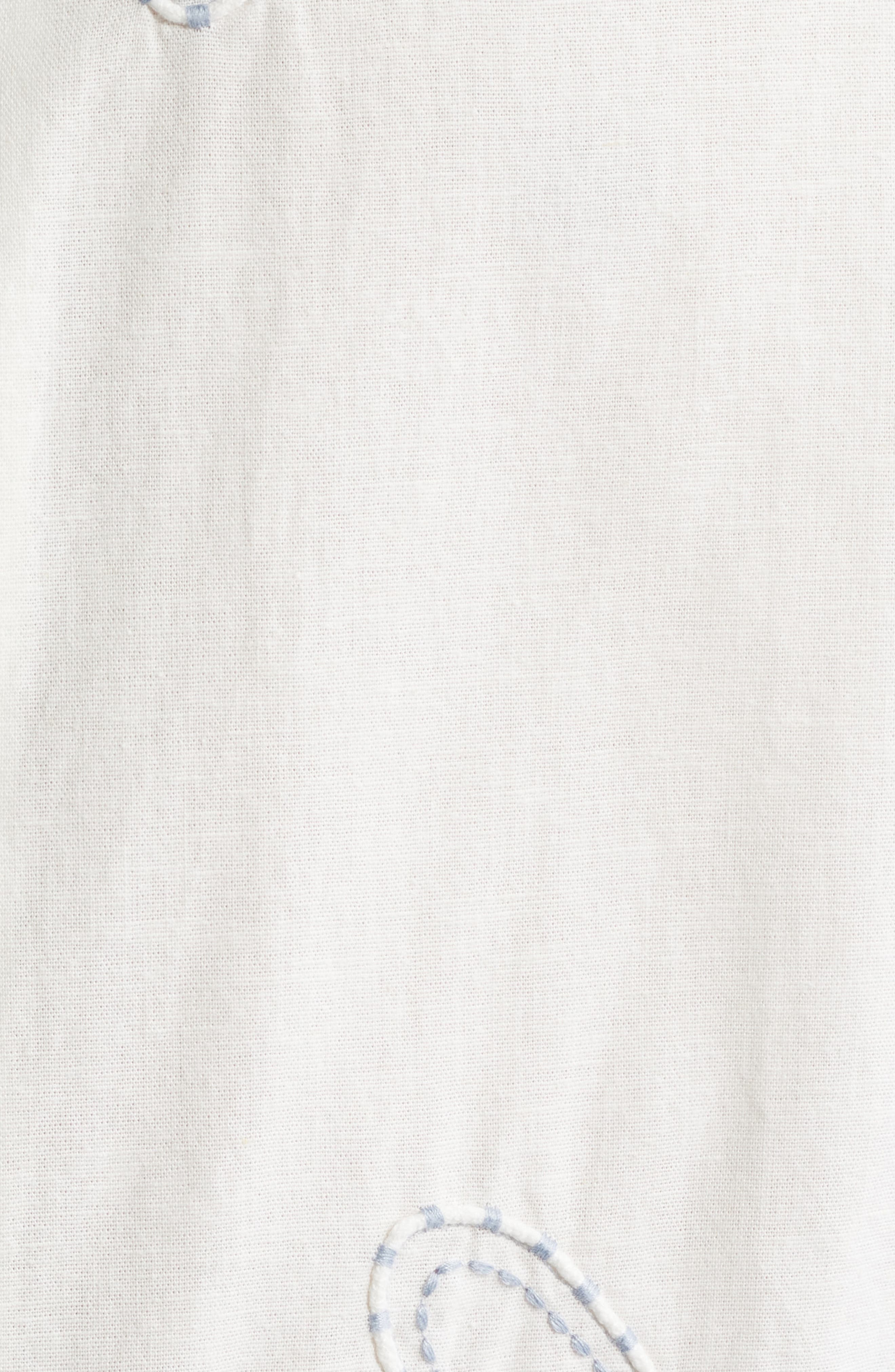 Didcot Embroidered Cotton & Linen Camp Shirt