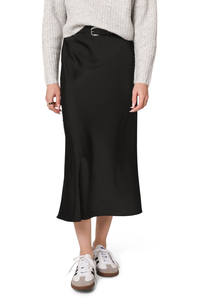 Rosalina Slip Skirt, Main, color, BLACK