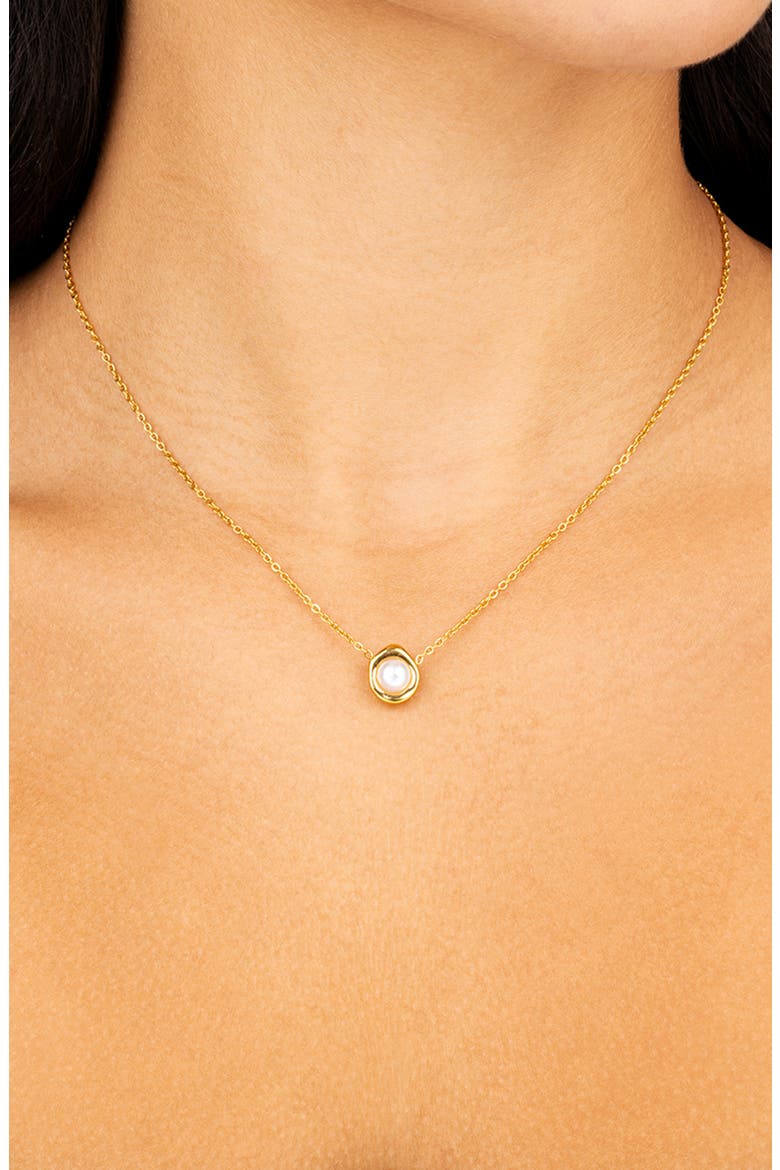 Joan Drop Pearl Pendant Necklace, Alternate, color, GOLD