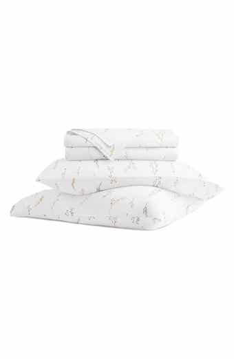 HOMESPUN 300 Thread Count Cotton Sateen Sheet Set