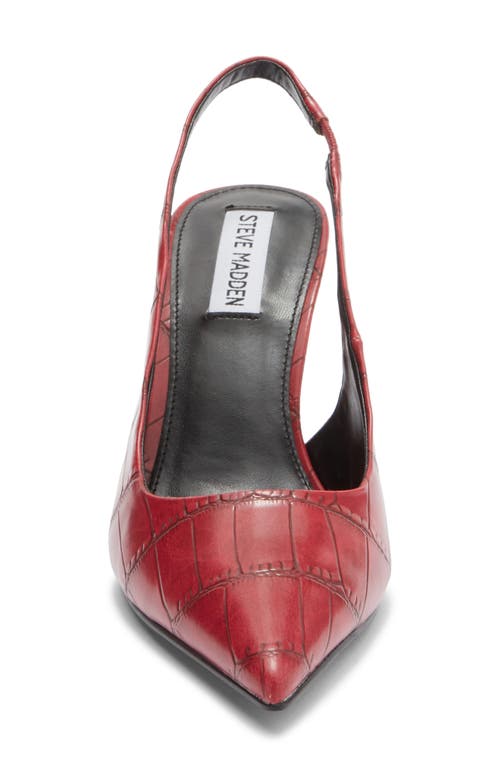 Steve Madden Juliya Slingback Pump In Red