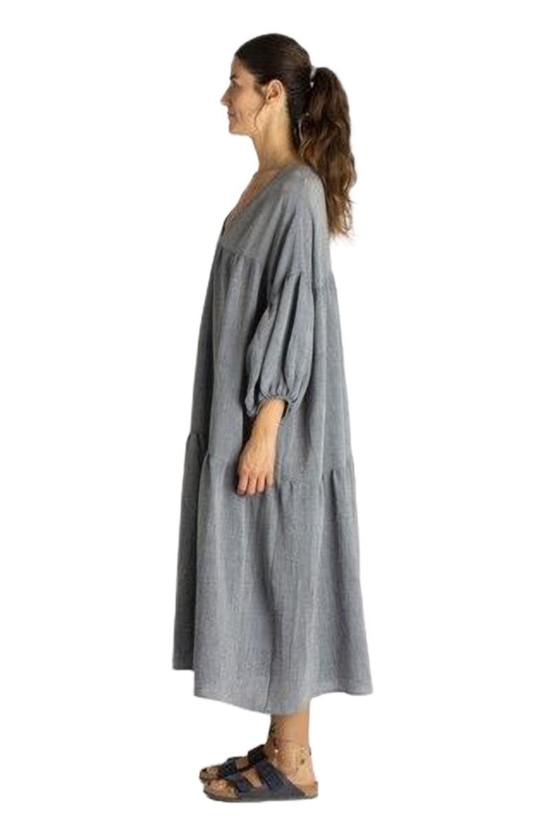 loom.ist Sile Fully-Pleated Dress, Alternate, color, Marine