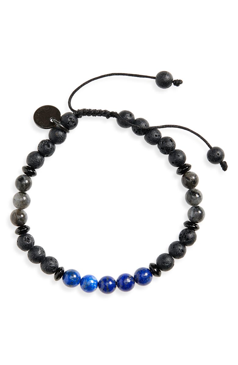 Caputo & Co. Men's Terra Slider Bracelet, Main, color, Lapis Lazuli