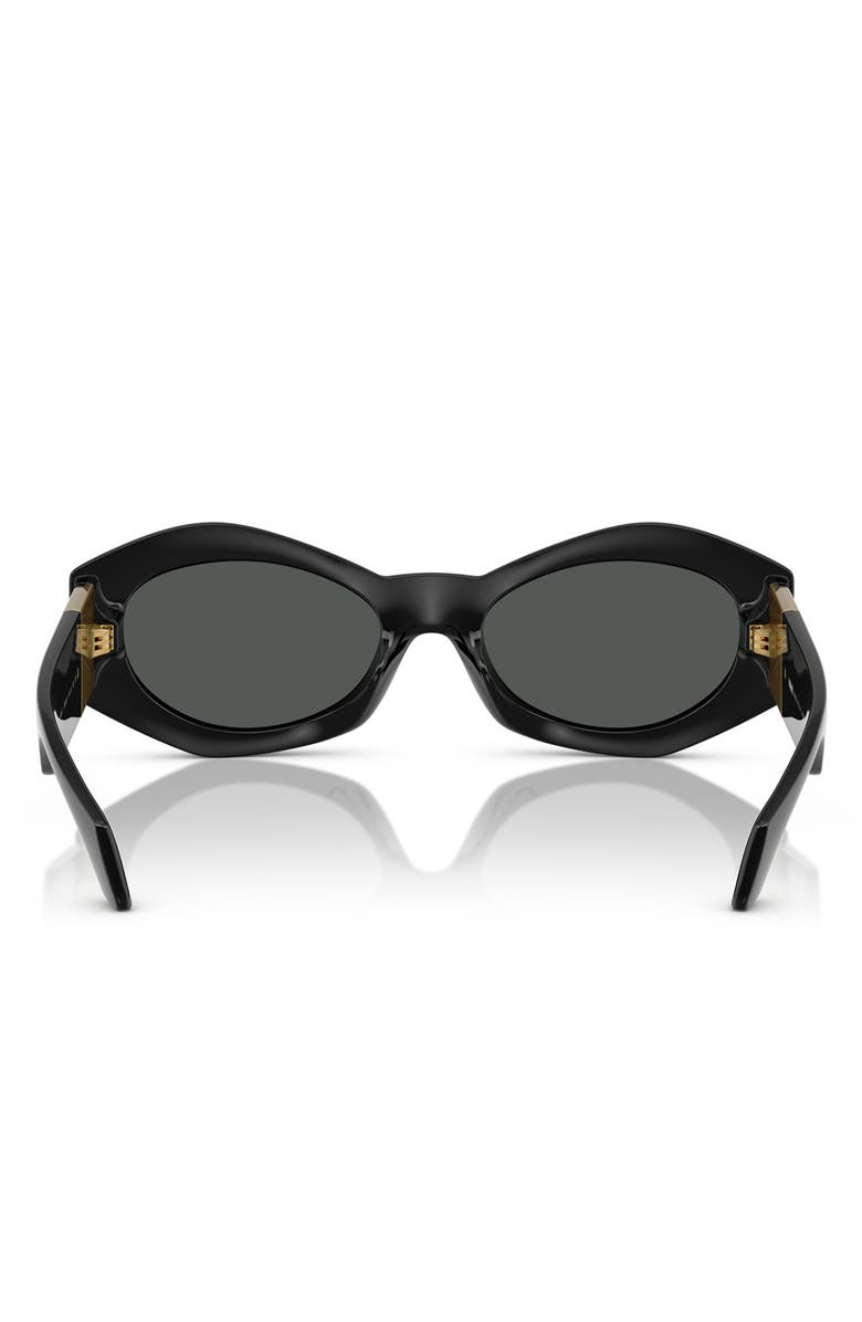 Versace 54mm Irregular Sunglasses, Alternate, color, 