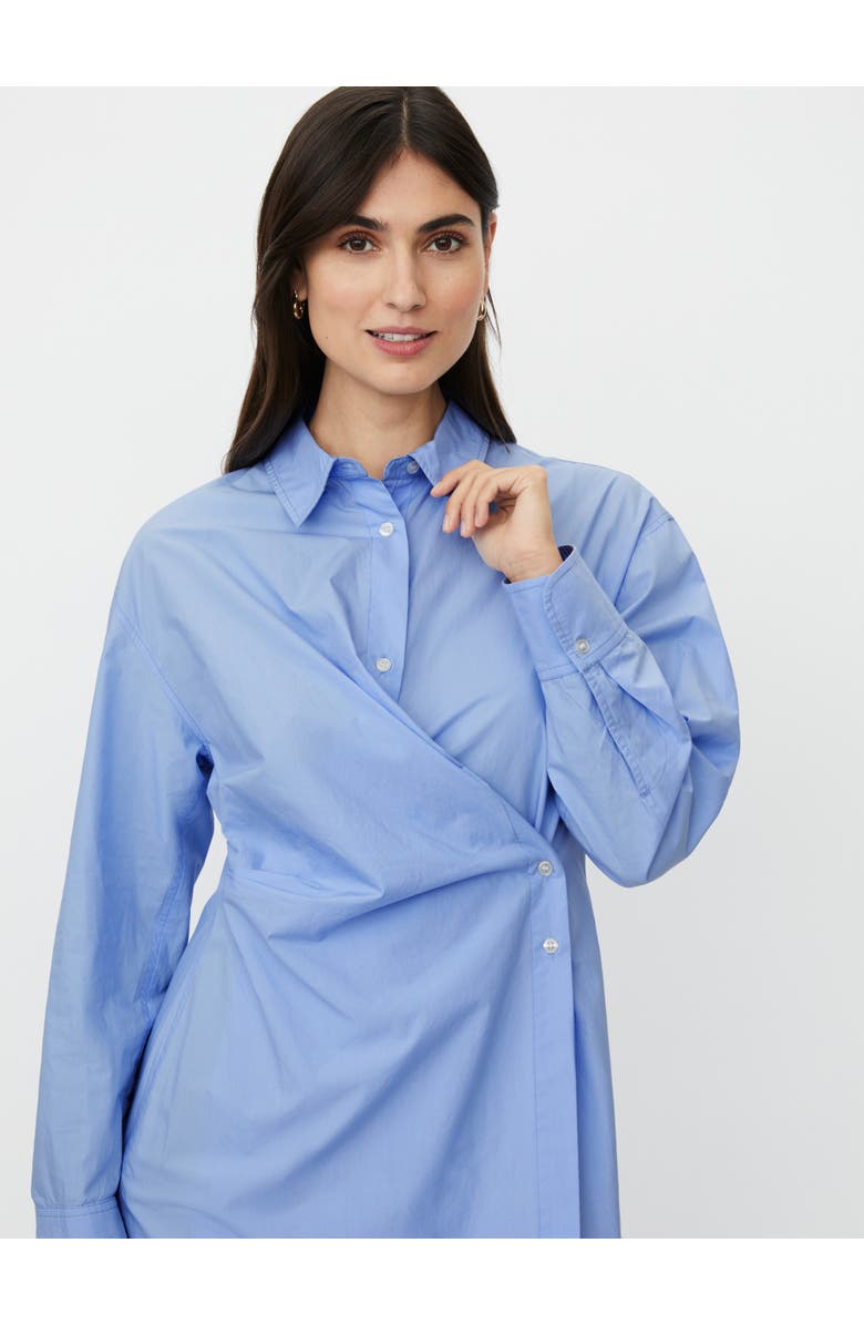 Masai Copenhagen MaNeylora Wrap Midi Shirt Dress, Alternate, color, Hydrangea