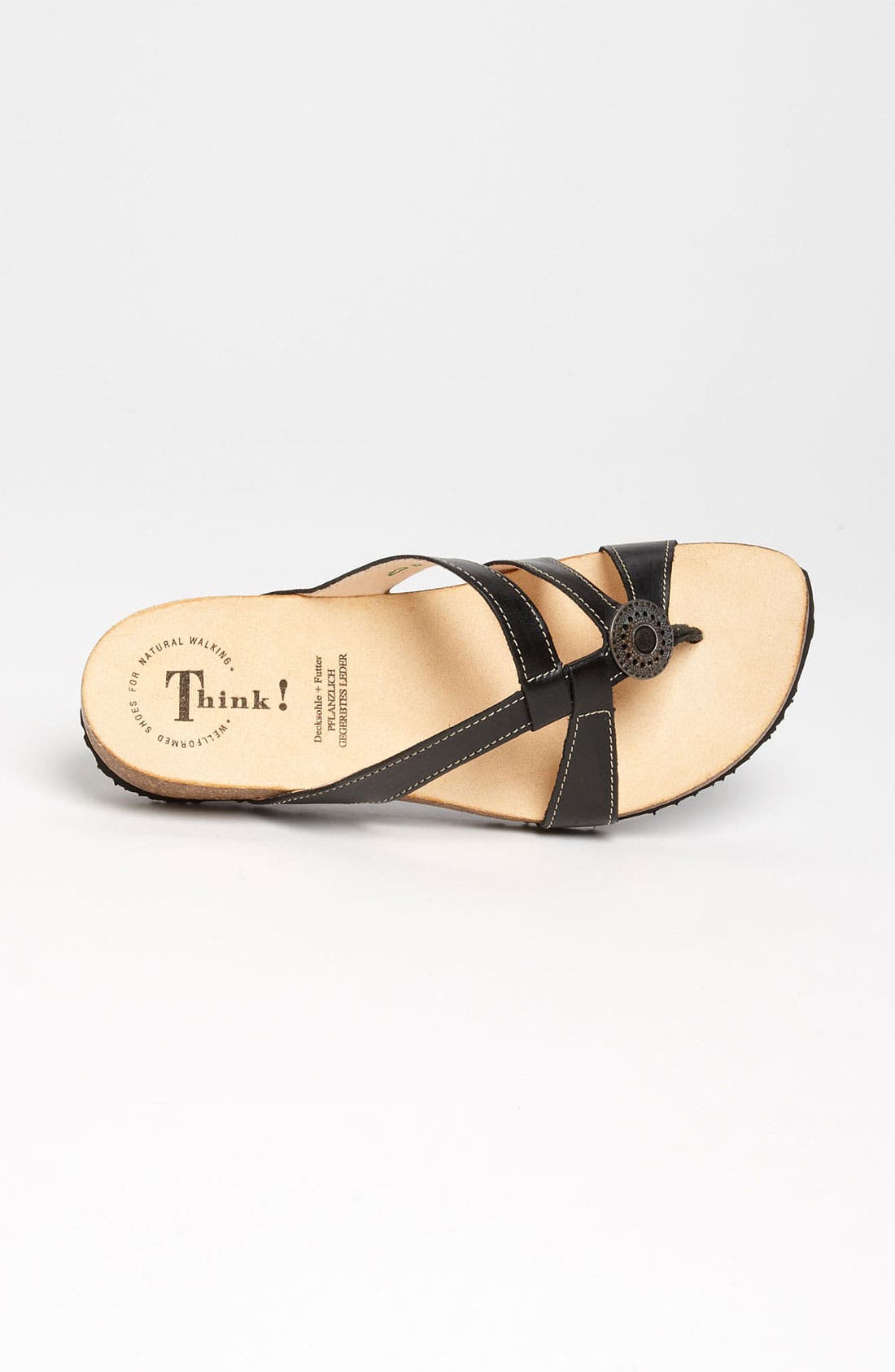 Think! 
Julia
 Sandal, Alternate, color, Black Nappa