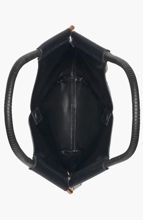 Donna Karan New York Baldwin Woven Grommet Mini Shoulder In Black