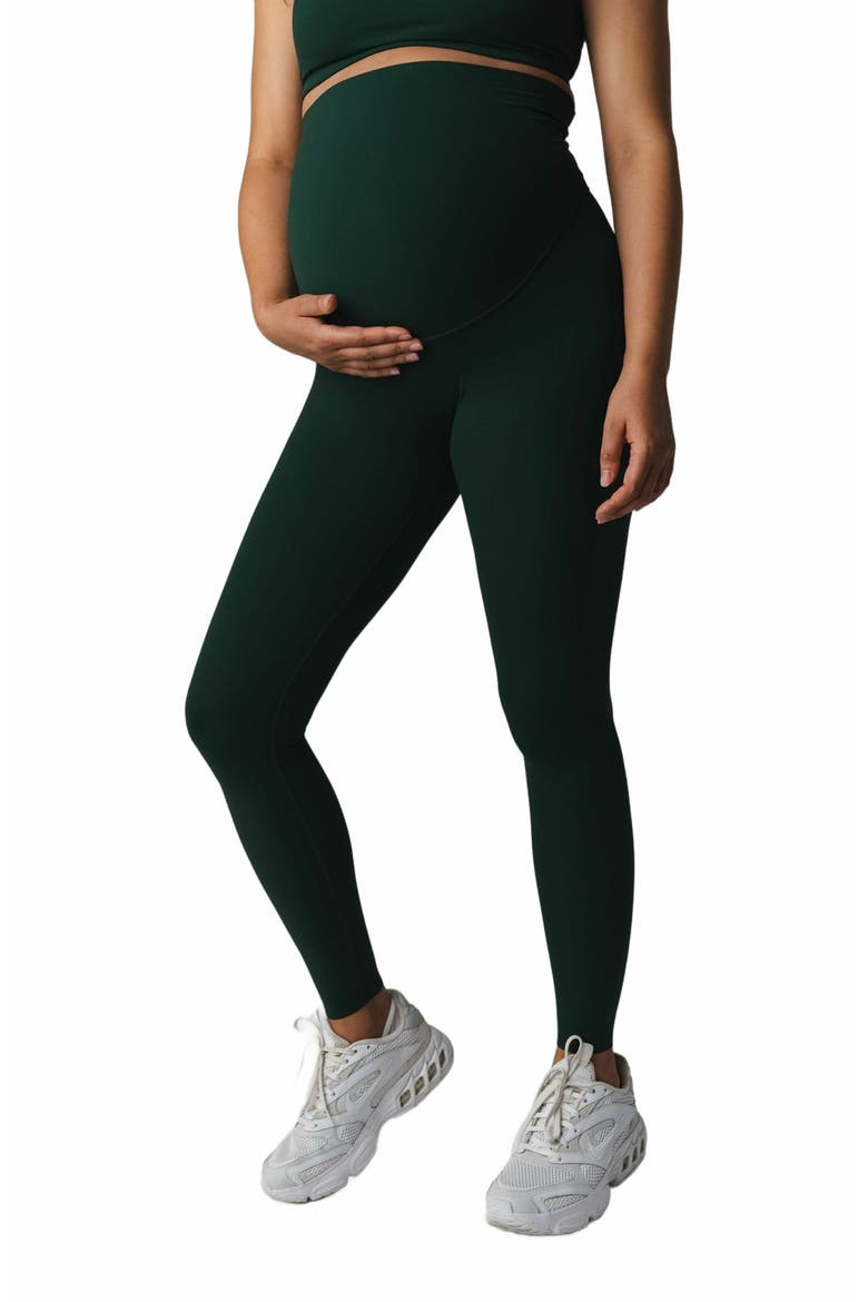 Cloud II Maternity Pant, Alternate, color, FOREST