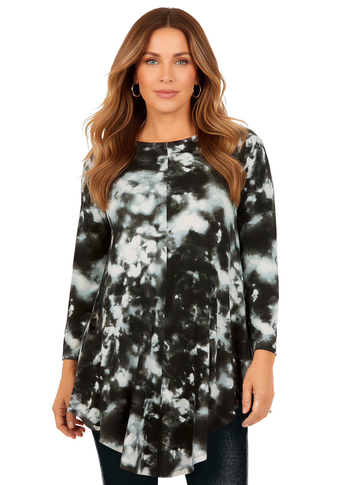 BLACK ACID TIE DYE