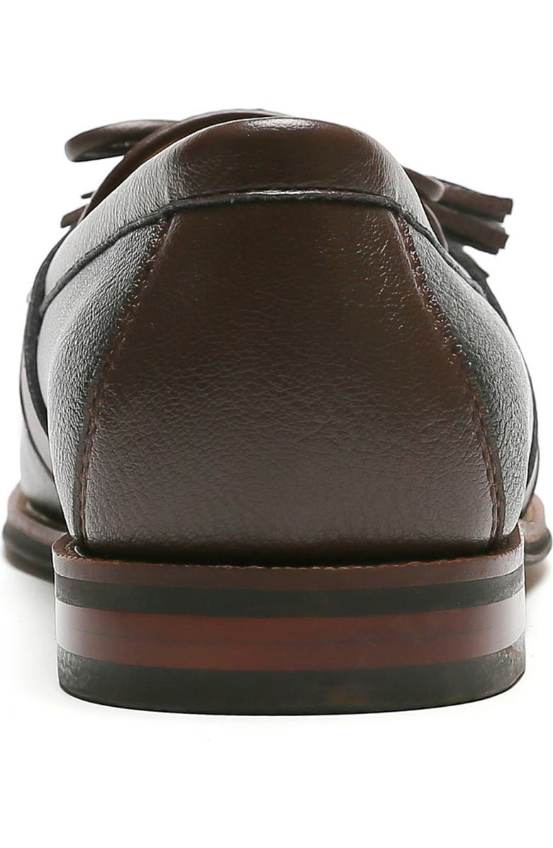 Tommy Hilfiger Sohan Kiltie Fringe Tassel Loafer, Alternate, color, Black/ Dark Brown