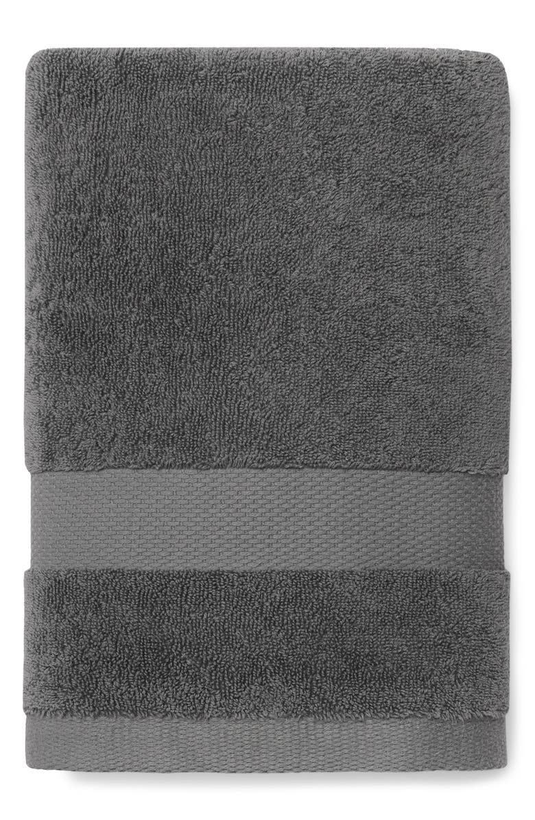 SFERRA Bello Nuovo Combed Cotton Hand Towel, Main, color, Charcoal