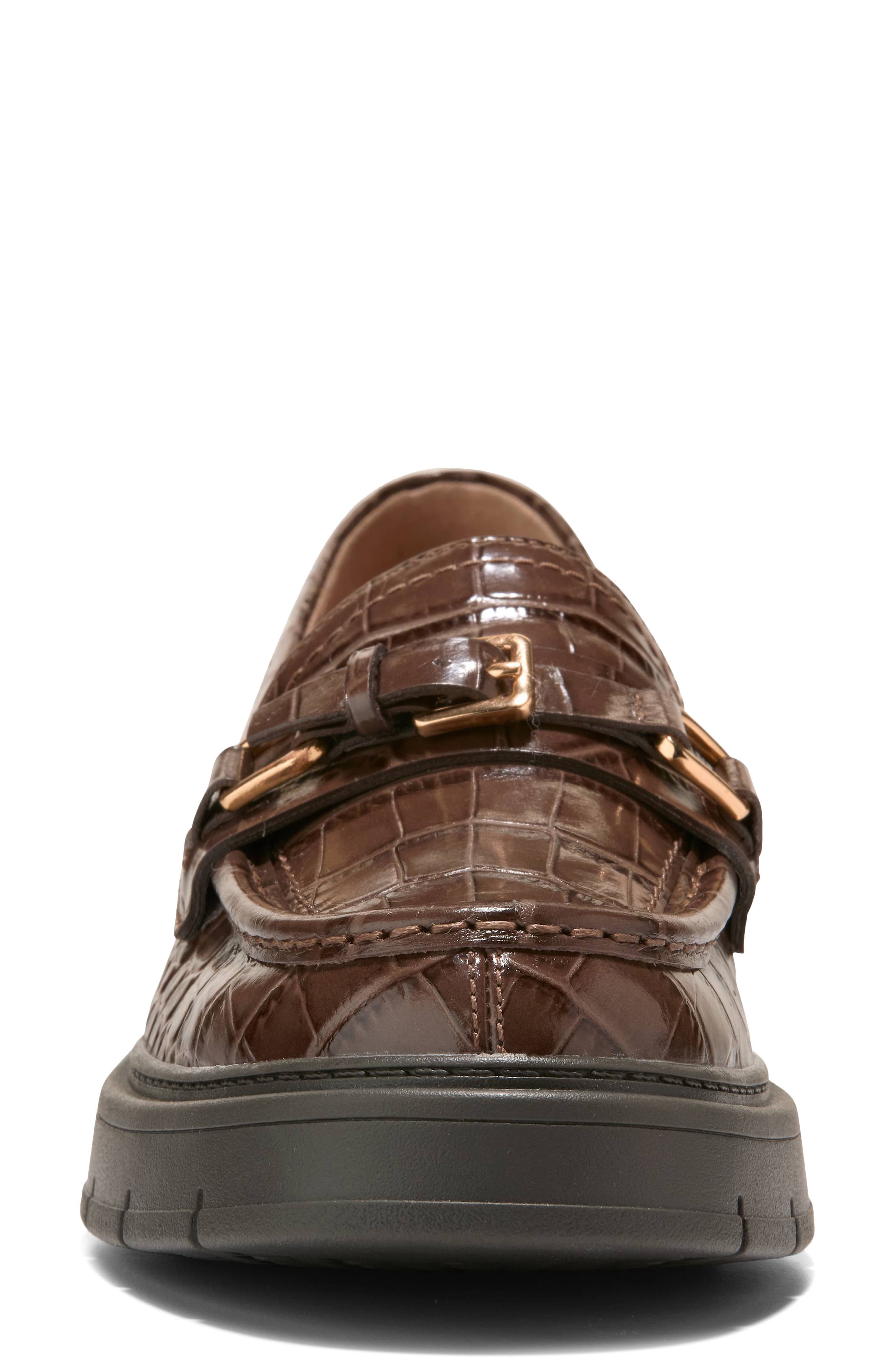 Grand Flex Fenella Loafer, Alternate, color, FONDUE FUDGE CROC PRINT