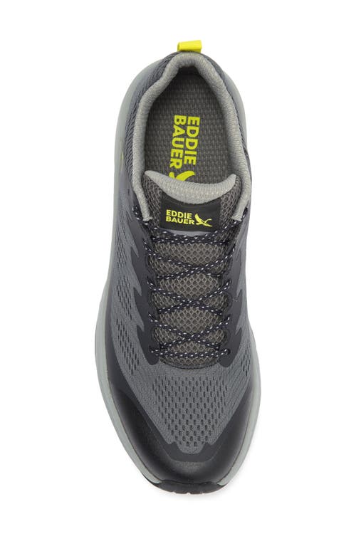 Eddie Bauer Primal Trail Sneaker In Grey/charcoal/lime