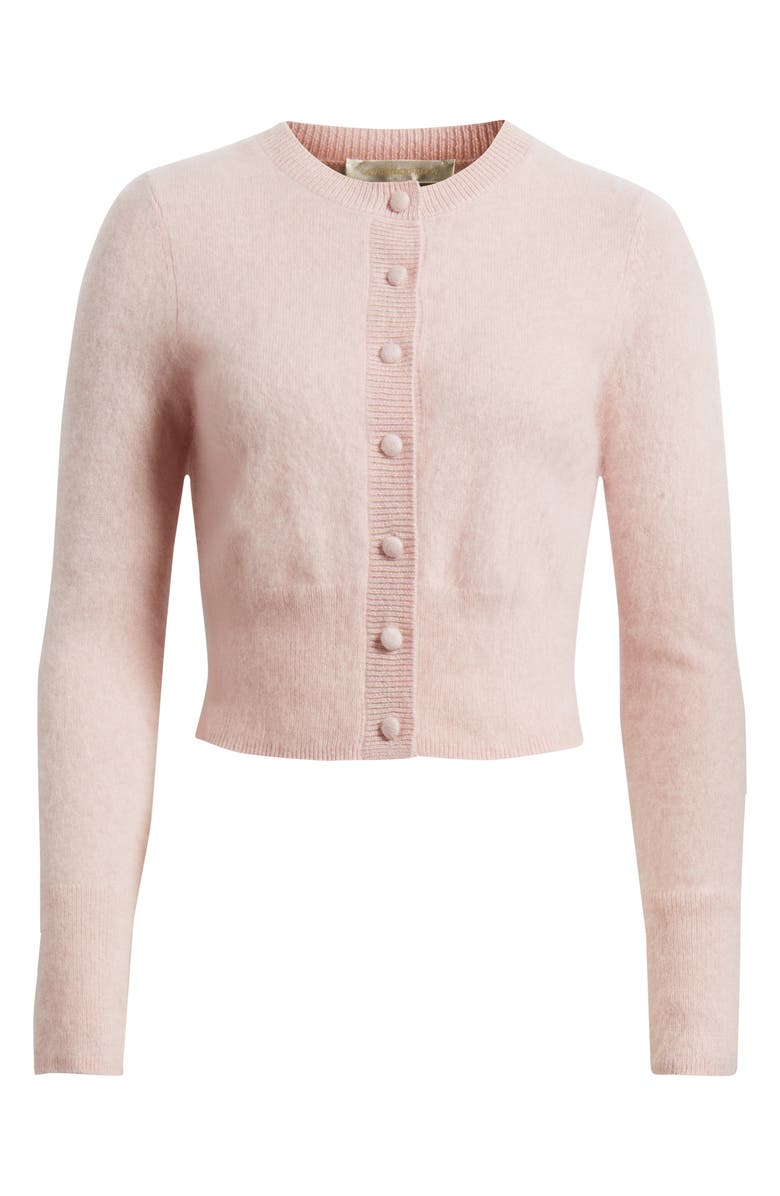 LoveShackFancy Adeanne Cashmere Cardigan, Main, color, Lilac