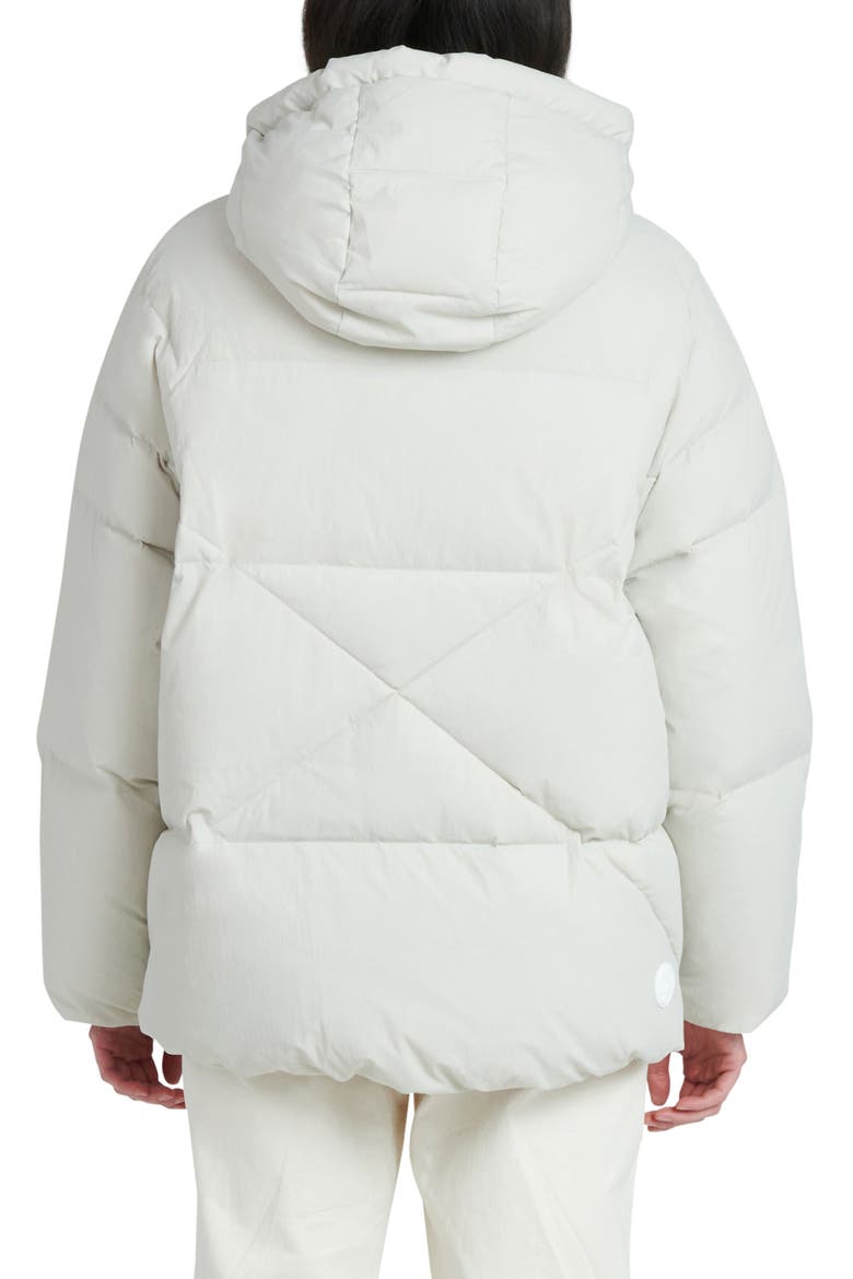 Elango Water Resistant Hooded Down Puffer Jacket, Alternate, color, ICE