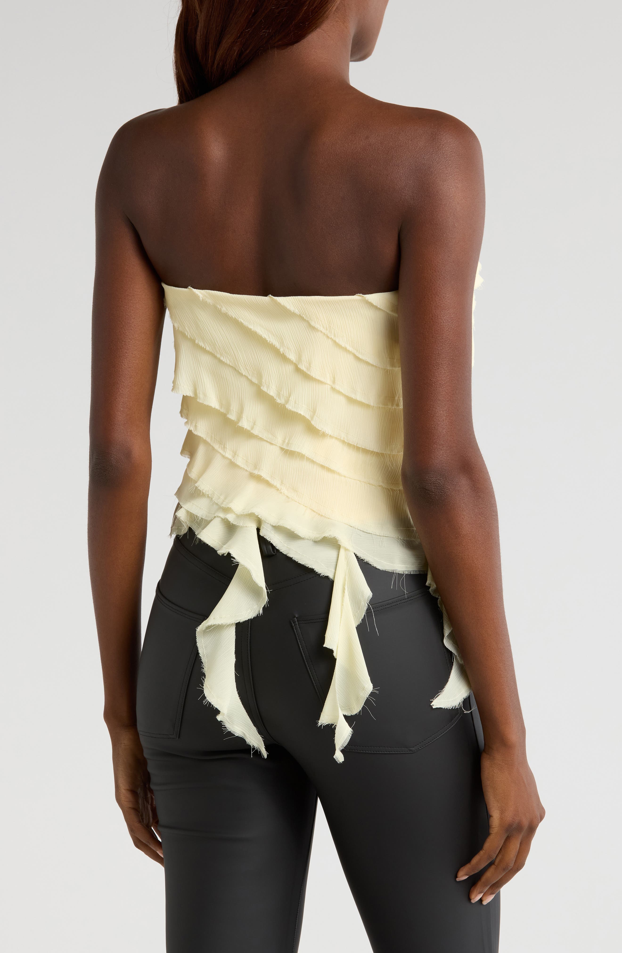 Ruffle Strapless Top - image 2