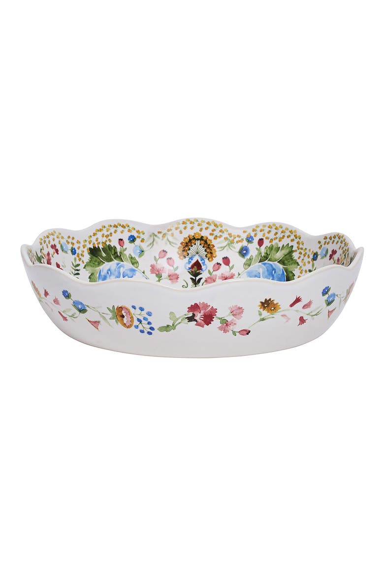 Sofia Scalloped Serving Bowl, Main, color, MULTI PINK
